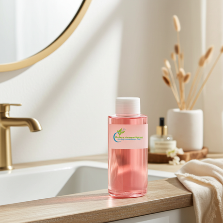 Ginger fragrance oil bottle for diffuser blends, room scenting, and DIY fragrance projects.