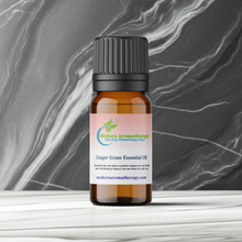 Ginger Grass Essential Oil bottle for diffuser use, air freshening aromatherapy, and calming outdoor-inspired scent.