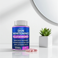 Glutathione 2000mg Skin Nutrition capsules bottle for daily skin wellness support and nutritional supplementation.