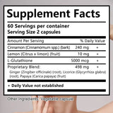 Glutathione + Collagen Antioxidant Capsules bottle for everyday collagen support, antioxidant wellness, and beauty routine use.