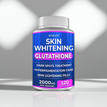 Glutathione 2000mg Skin Nutrition capsules bottle for skin brightening support and daily nutrition.
