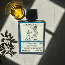 Go Away Evil Wish Oil anointing oil bottle for warding off negativity, blessing rituals, and altar work.