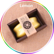 130g Handmade Goat Milk Essential Oil Soap lemon scent bar for brightening and refreshing cleanse.