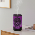 Goddess Black Metal ultrasonic diffuser for dispersing essential oils, freshening rooms, and creating a calming atmosphere.