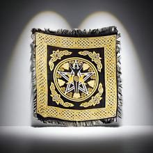 Goddess Pentacle altar cloth cloth cover for altar decoration, spellwork, and spiritual worship use.