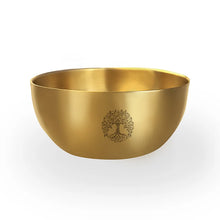 Golden Pentagram altar bowl for Wiccan offerings, moon rituals, and everyday altar devotion.