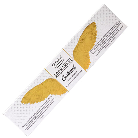 Goloka Archangel Gabriel hand-rolled masala incense sticks box