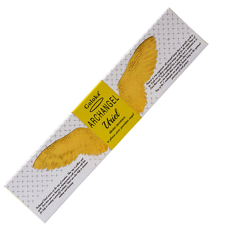 Goloka Archangel Uriel hand-rolled masala incense sticks box