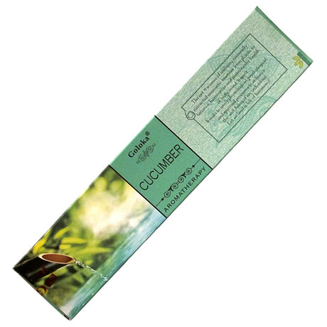 Goloka Aroma Cucumber incense sticks pack