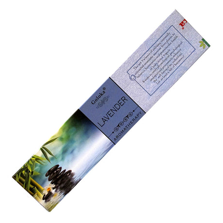 Goloka Aroma Lavender incense sticks pack