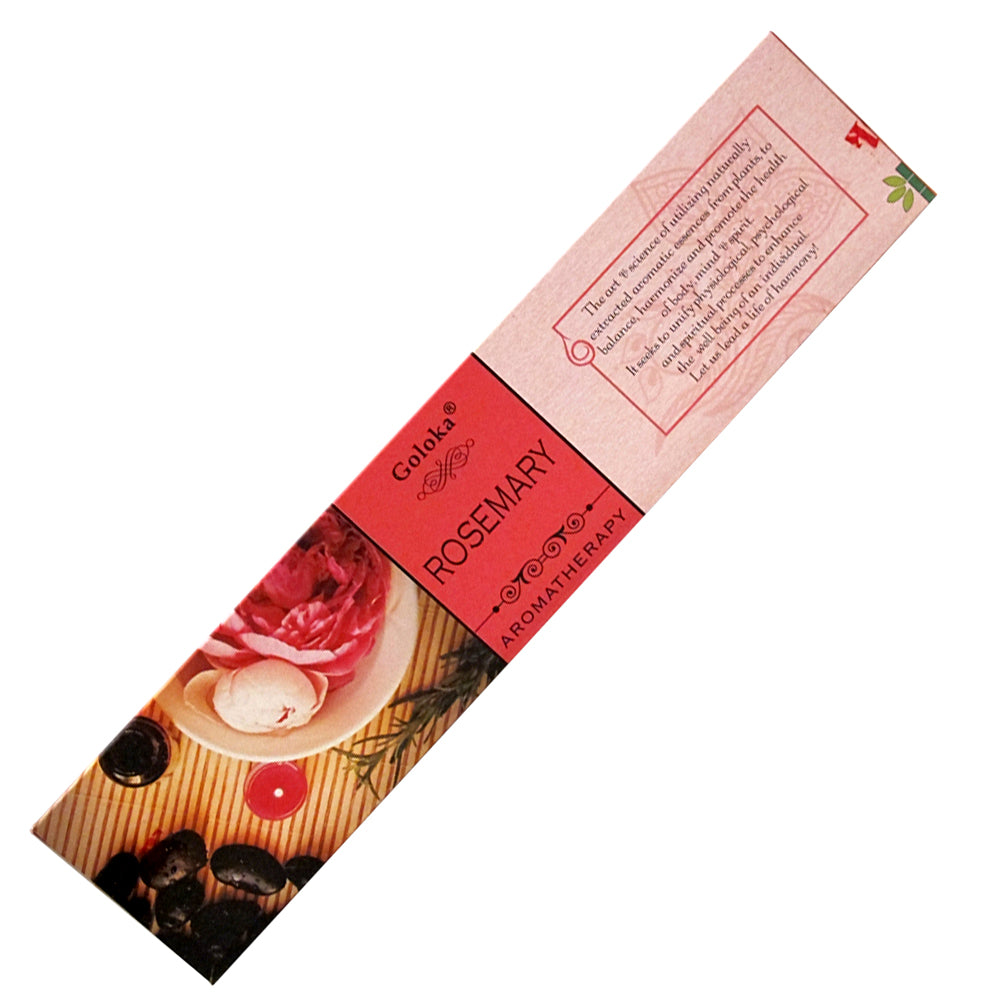 Goloka Aroma Rosemary incense sticks pack