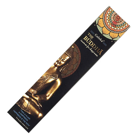 Goloka The Buddha incense sticks Black Series box