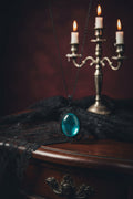 Gothic Vampire Cameo Pendant Necklace with cameo pendant for gothic fashion styling, cosplay wear, and alternative accessories.