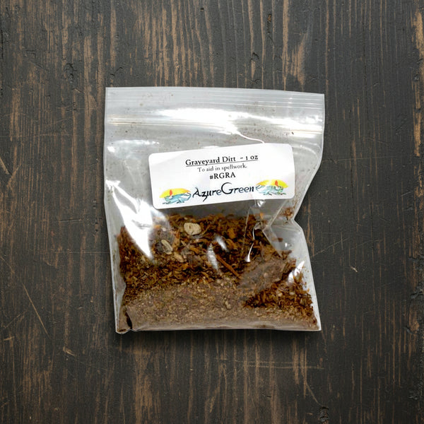 Graveyard Dirt, 1oz folk-magic ingredient pack