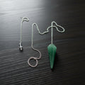Green Aventurine Pendulum on a 7 inch chain