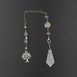 Green Aventurine Tree of Life Pendulum for dowsing, divination, and energy work.