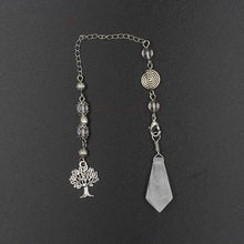Green Aventurine Tree of Life Pendulum for dowsing, divination, and energy work.
