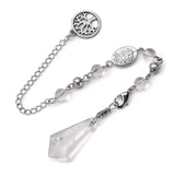 Green Aventurine Tree of Life Pendulum for dowsing, divination, and energy work.