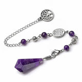 Green Aventurine Tree of Life Pendulum for dowsing, divination, and energy work.