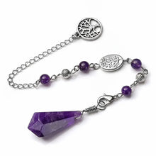 Green Aventurine Tree of Life Pendulum for dowsing, divination, and energy work.