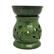 Green Soapstone Aroma Lamp, 3 inches tall