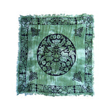 Greenman Altar Cloth, 18 by 18 inches