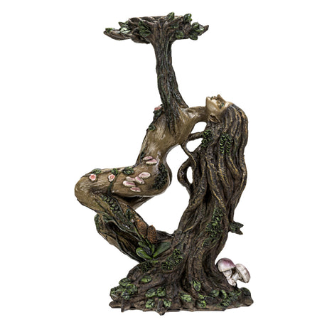 Greenwoman ENT Candle Holder, view A