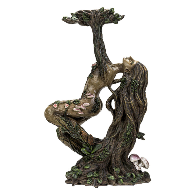 Greenwoman ENT Candle Holder, view A