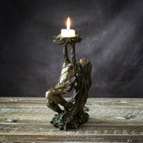 Greenwoman ENT Candle Holder, view B