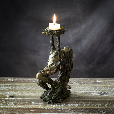 Greenwoman ENT Candle Holder, view B
