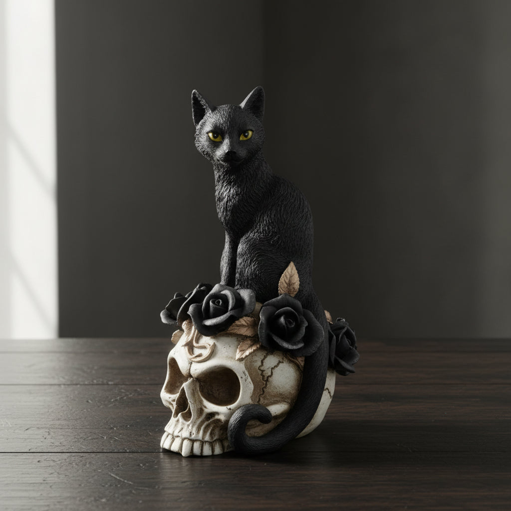 Grimalkin's Ghost Desk T-Light Holder, view B