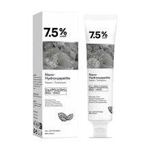 GROEI Nano Hydroxyapatite Toothpaste 120g tube and box front view for daily whitening and enamel protection.