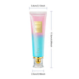 Hailicare Niacinamide Whitening Toothpaste 100g tube dimensions on white background.