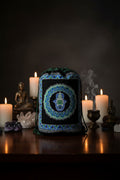 Hand of Fatima Backpack, canvas cotton, handmade in India