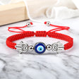 Hand of Fatima Evil Eye red rope bracelet for spiritual protection, everyday wear, and symbolic good luck.