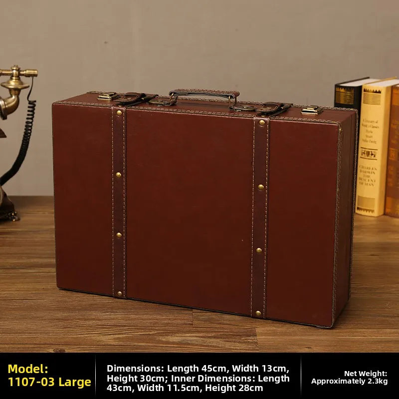 Handcrafted look European wood storage box for storing collectibles, entryway essentials, and decorative home items.