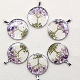 Tree of Life stone pendants 6 pack with handcrafted look for DIY jewelry projects, charm making, and crystal gift sets.