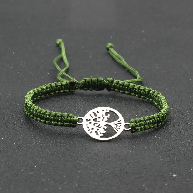Handmade adjustable casual bracelet with rope cord for daily wear, simple styling, and flexible fit.
