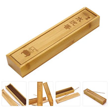Handmade Bamboo incense burner box for safely holding incense sticks during spiritual practice, meditation, and room freshening use.