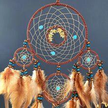 Handmade Crystal Dream Catcher wall hanging for home decoration, spiritual room accents, and cozy wall styling.