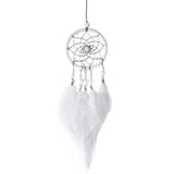 Handmade Purple Heart Dream Catcher hanging piece for wall decor, nursery styling, and spiritual decorative use.