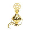 Hanging Pentagram Censer in brass