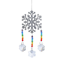 Crystal Sun Catcher Prism Rainbow Chaser hanging crystal prism for window use, light refraction, and rainbow-making decor.