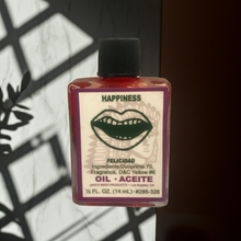 Happiness Wish Oil anointing oil bottle for happiness intentions, blessing work, and daily spiritual practice.