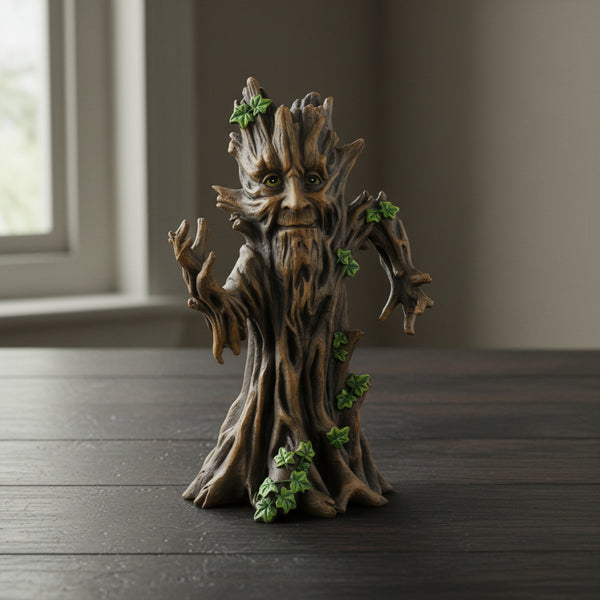 Happy Tree Incense Holder, 11 inches tall
