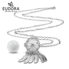 Harmony Bola Dreamcatcher charm pendant necklace for spiritual-inspired styling, casual wear, and gift occasions.