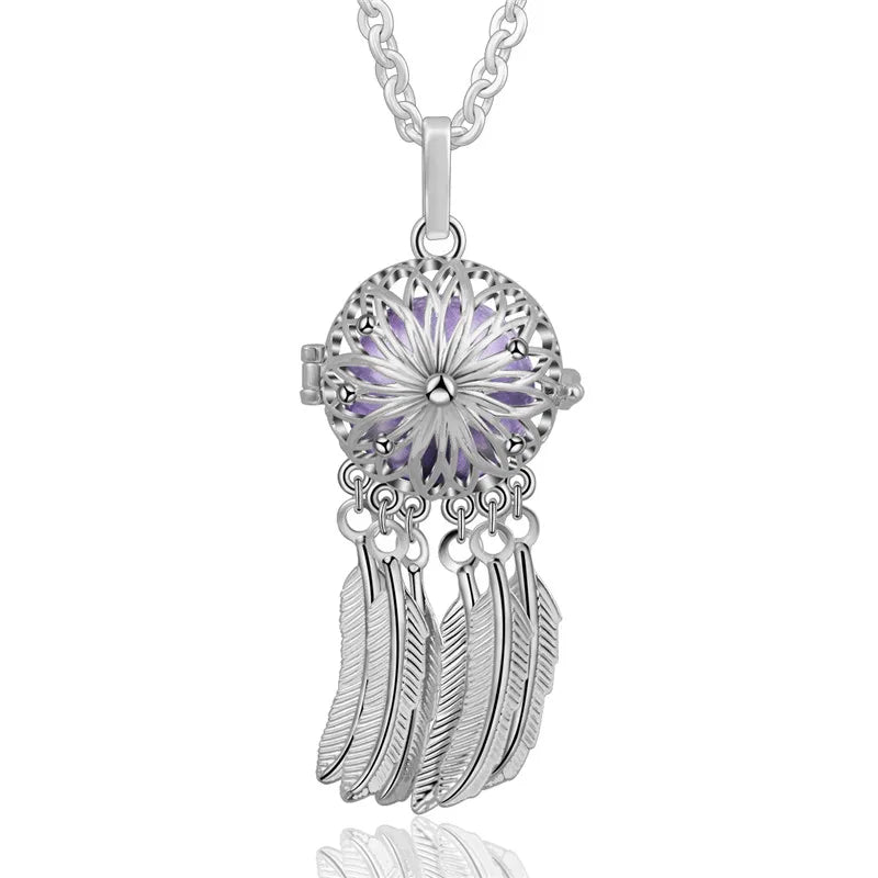 Harmony Bola Dreamcatcher pendant jewelry necklace for boho fashion styling, daily wear, and meaningful gift use.
