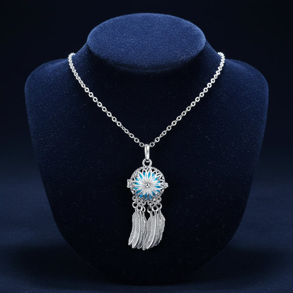 Harmony Bola Dreamcatcher pendant necklace for everyday wear, meaningful gifting, and spiritual style.