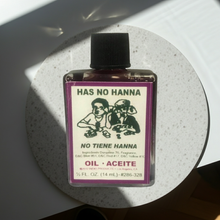 Has No Hanna Wish Oil ritual oil bottle for candle dressing, manifestation work, and spiritual ceremonies.