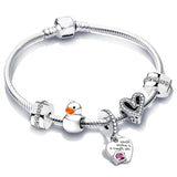 Heart Family Love charm bracelet for affectionate styling, meaningful keepsake gifting, and family celebration use.
